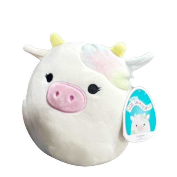 Squishmallows Candess the cow with multicolor spots Kelly toy 8 inch - Picture 6 of 6
